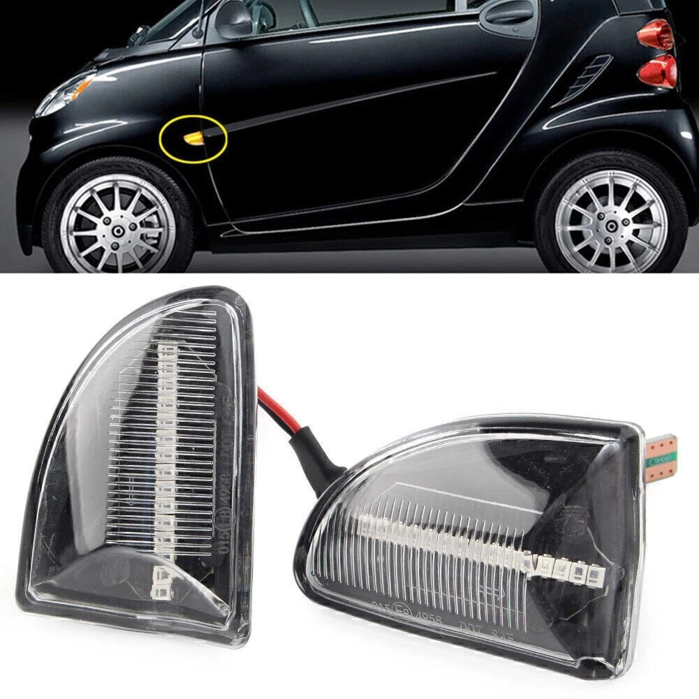 LED Turn Signal Light Side Marker for Smart Fortwo (2008–2014) Pair