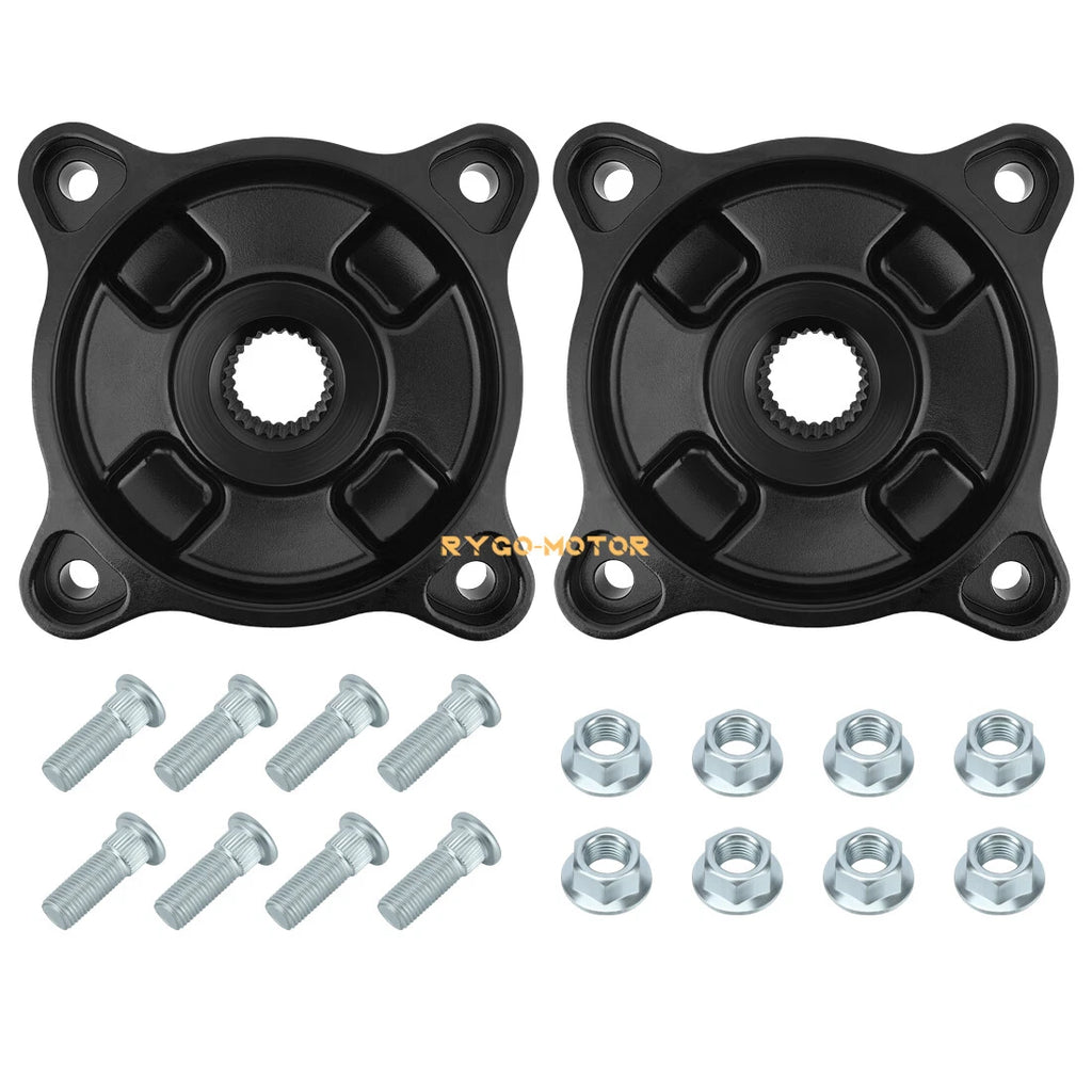 2X Rear Wheel Hub & Bolts Nuts for Polaris Sportsman 335 400 500 4X4 (1996–2002)