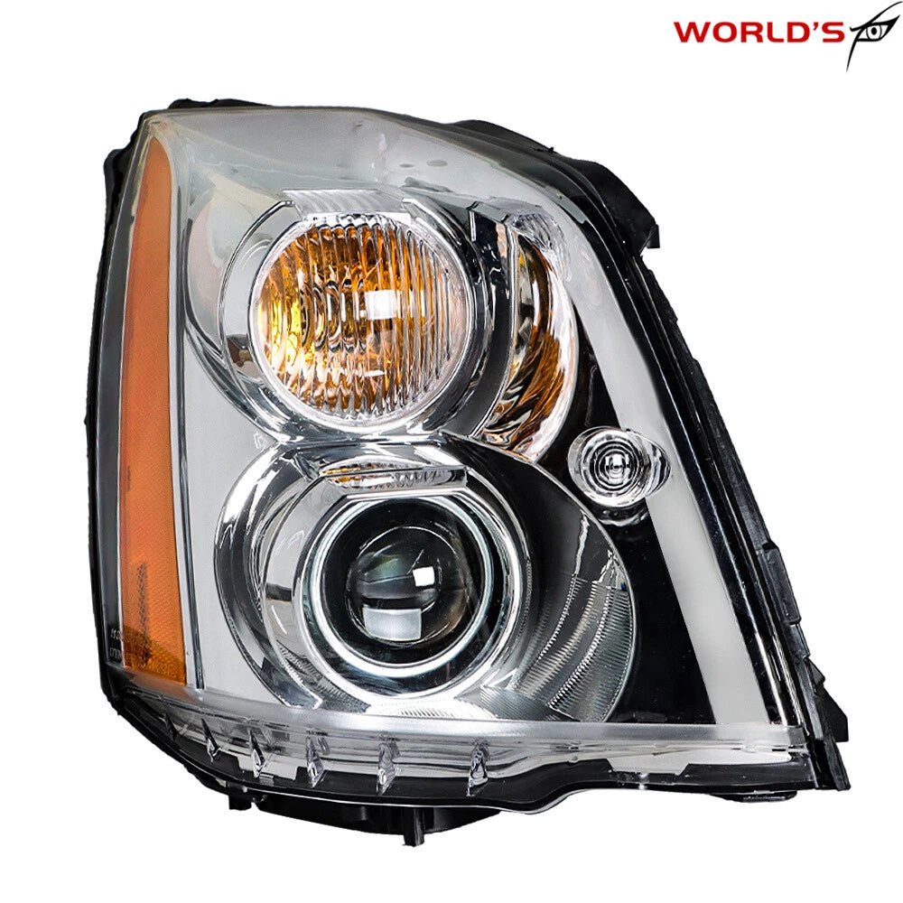 Right Side Headlight for Cadillac DTS (2008–2011) HID Xenon Chrome Housing