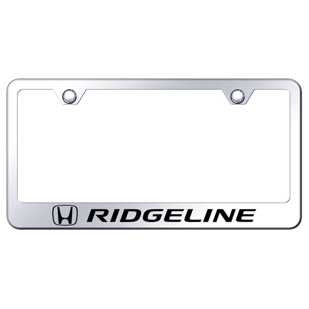 Stainless Steel License Plate Frame - Officially Licensed for Honda Ridgeline