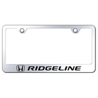 Stainless Steel License Plate Frame - Officially Licensed for Honda Ridgeline