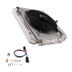 3 Row Radiator Fan Shroud Relay Kit for Chevy 150 210 Bel Air V8 (1955–1957) 5057