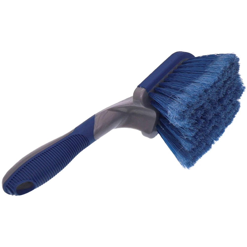 Car Tire Cleaning Brush for Rims (PP Plastic, Soft Bristles)