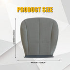 Driver Bottom Leather Seat Cover for Subaru Forester (2009–2013) Gray