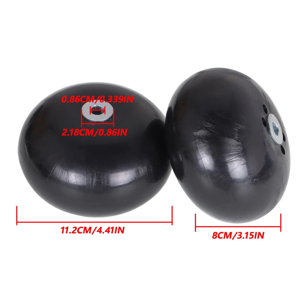 Set of 4 Anti-Scalp Wheels for Scag Turf Tiger/Cat/Cheetah