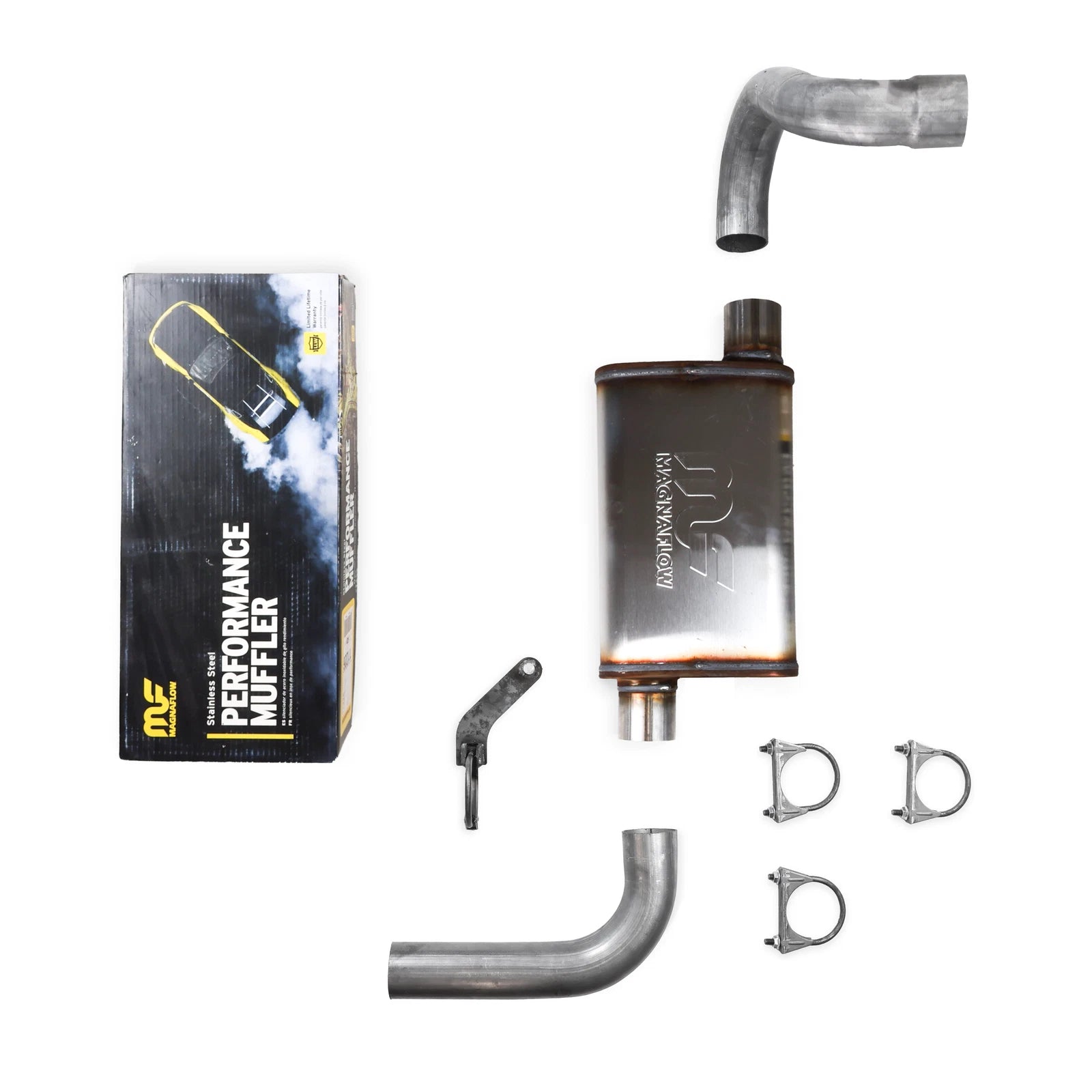 2.5" Single Exhaust Kit for Jeep Wrangler (2018–2025) Stainless Steel