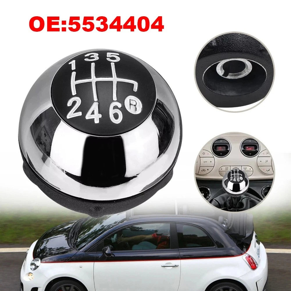 Manual Gear Knob 6 Speed for Fiat 500 (2012–2018) Part 5534404