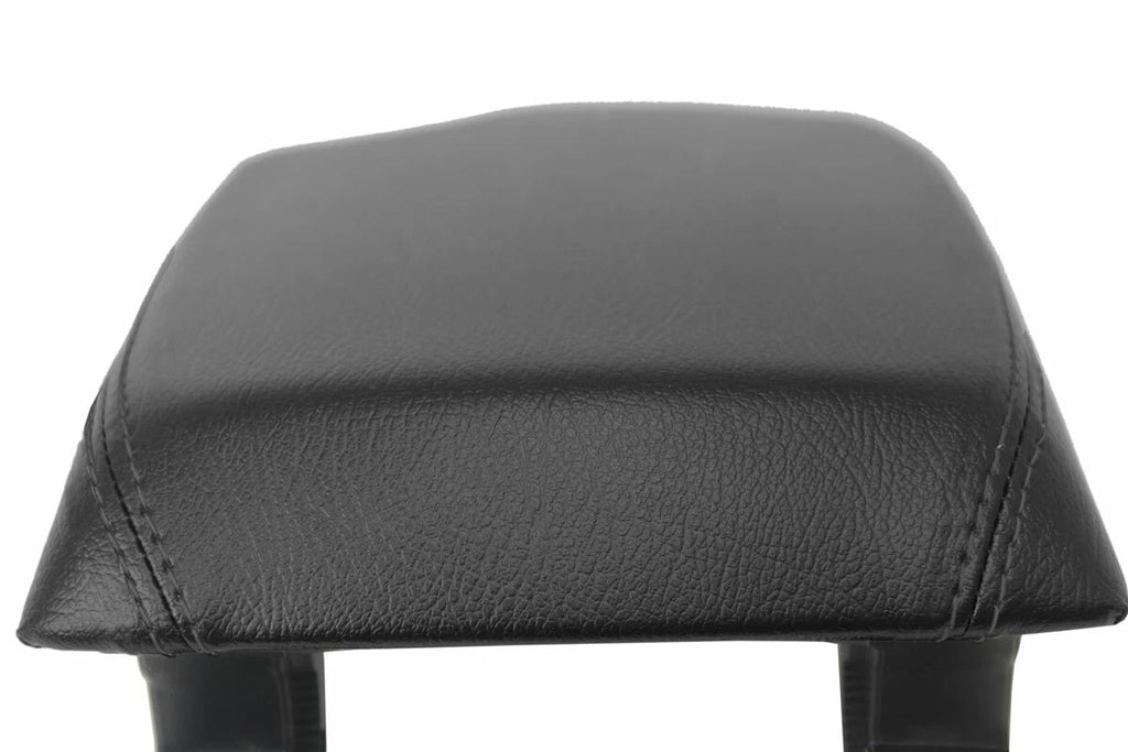 Leather Center Console Lid Armrest Cover for BMW F30 (2014–2018) Black