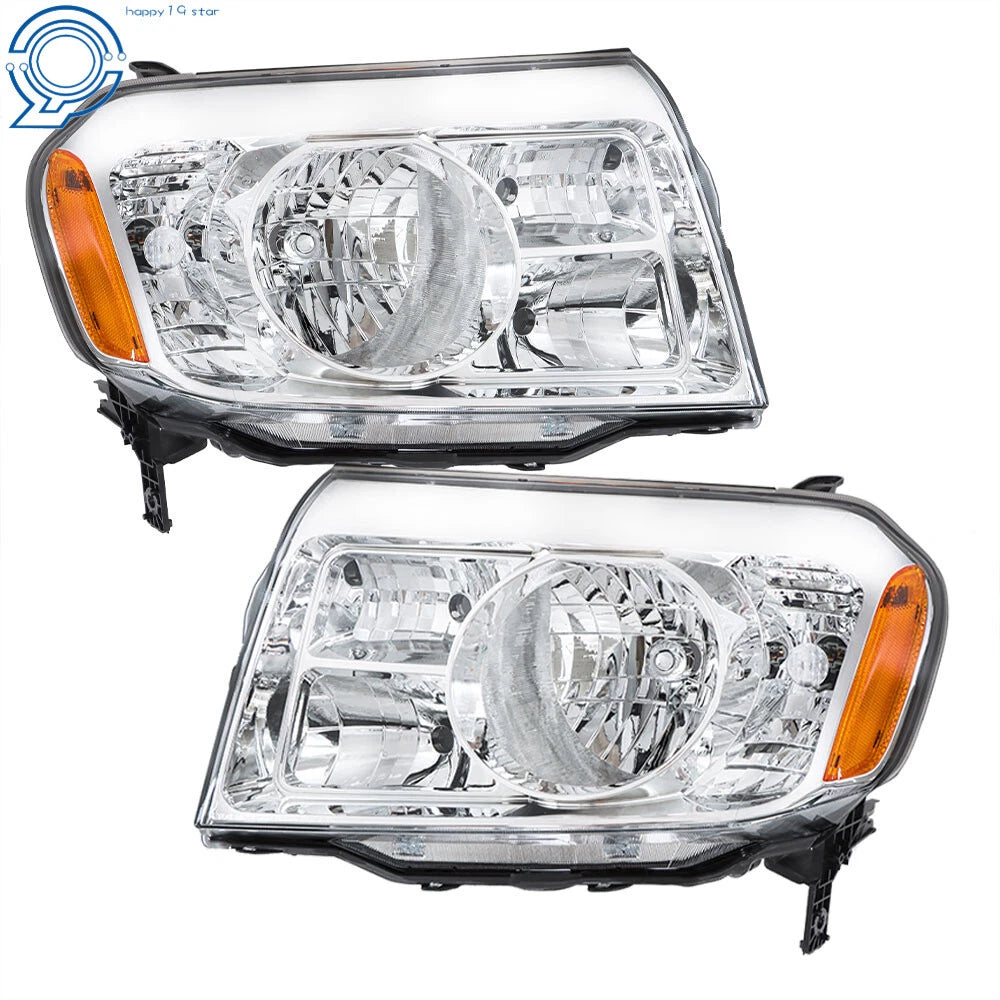 Chrome Headlamp for Honda Pilot (2009-2011)