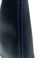 Shift Boot for Toyota Camry (2018–2021) Blue Stitch PVC Leather