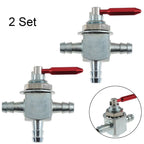 2Pcs Metal Gas Fuel Shut Off Valve for Exmark (1-633347, 745059)