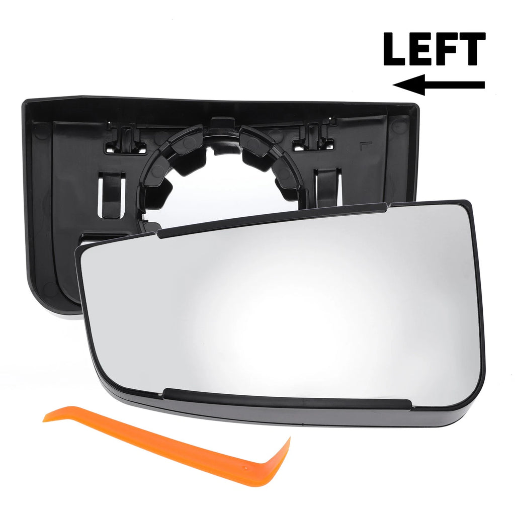 Lower Left Side Mirror Glass Replacement for Chevy (Non-Heated)