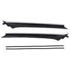 Windshield A-Pillar Trim Set ABS Black For Land Rover Range Evoque 12-19