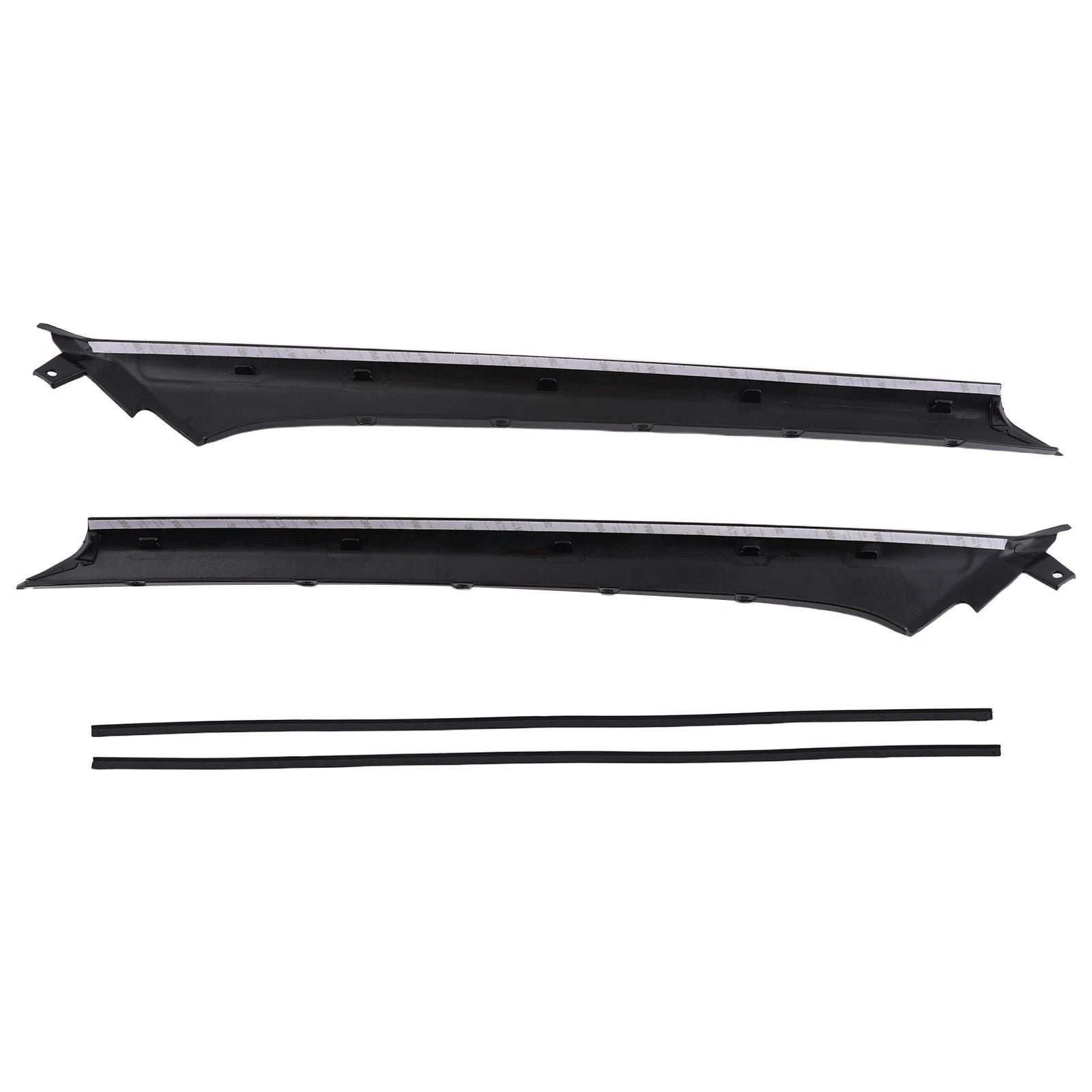 Windshield A-Pillar Trim Set ABS Black For Land Rover Range Evoque 12-19