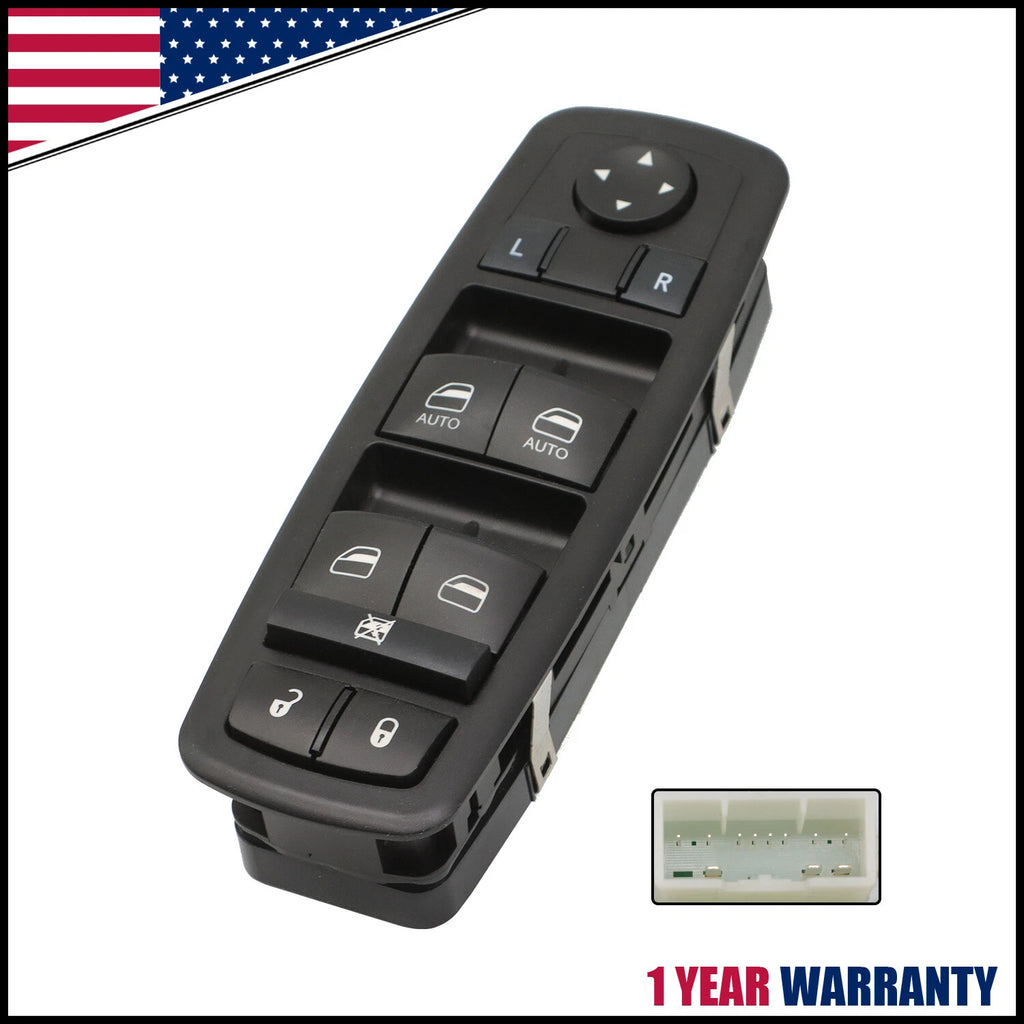 Front Left Master Power Window Door Switch for Jeep Grand Cherokee (2011–2013)