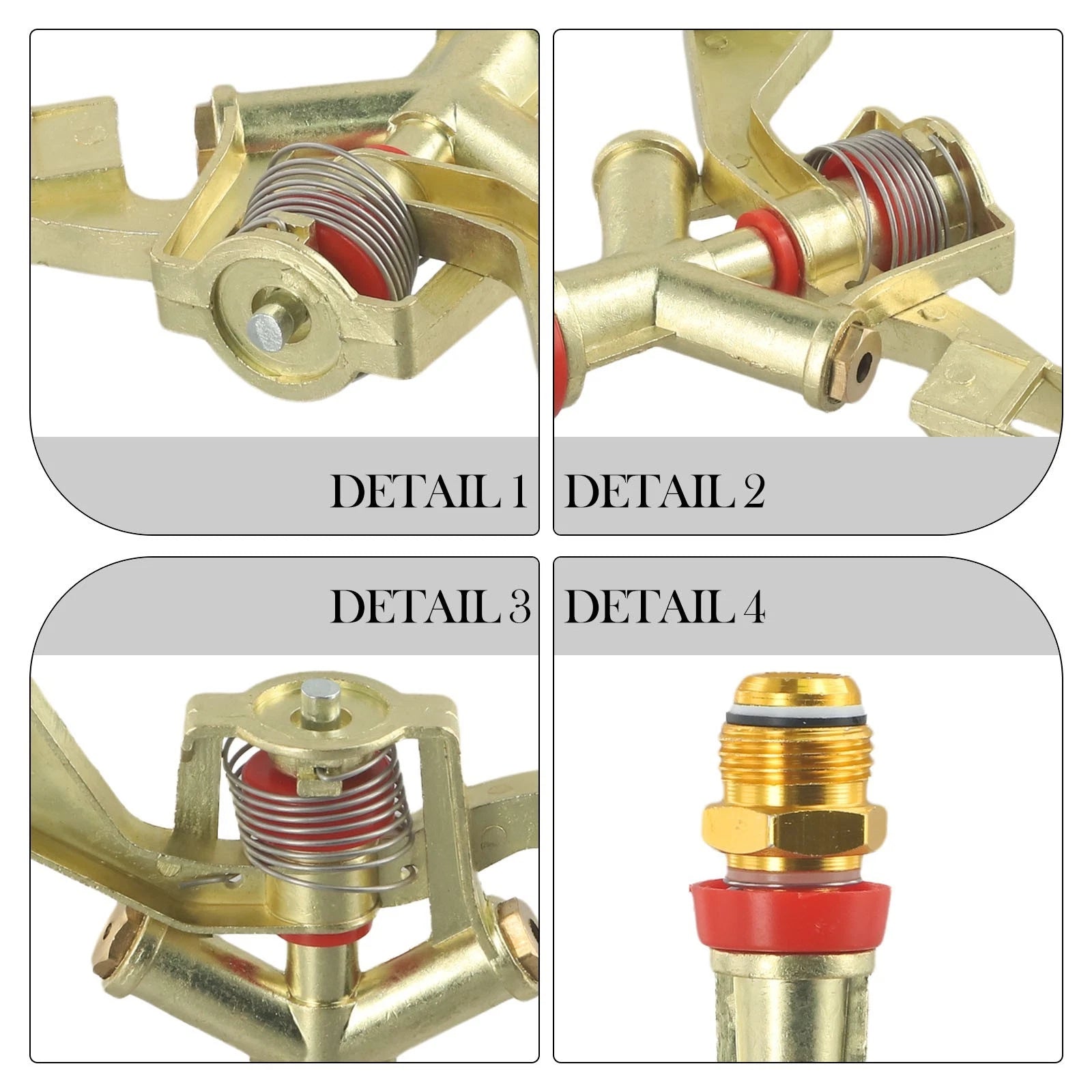 Brass Nozzle for Garden Sprinkler Irrigation System (Water Spray)
