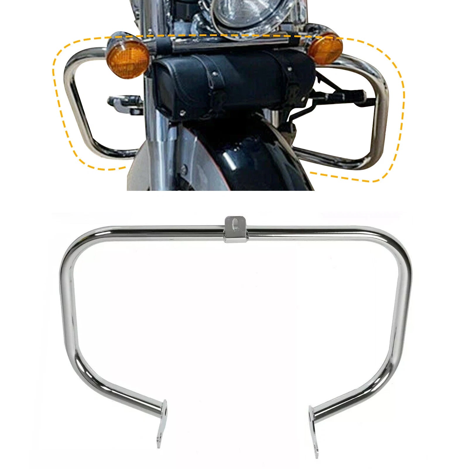 1 1/4" Chrome Engine Crash Highway Bar for Honda Shadow VT750 (2004–2024)