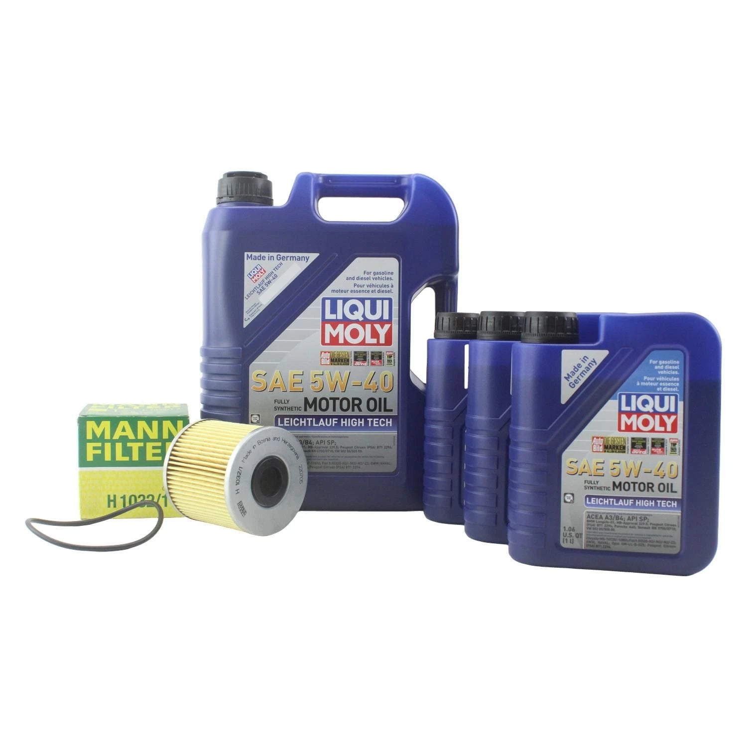 Oil Change Kit for Audi ABZ 4.2L (1997–2001) - 8L Liqui Moly 5W-40