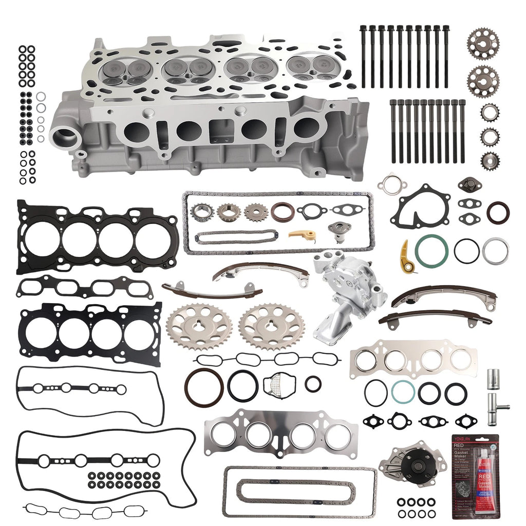 Cylinder Head Timing Chain Water Oil Pump Gasket Kit for Toyota Scion 2.4L (2004–2015)