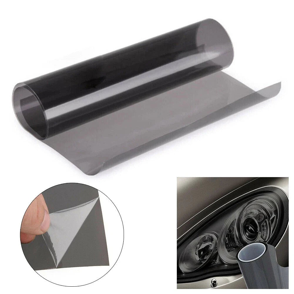 Sticker Headlight Film Taillight 40cm x 150cm Black Smoke Brake Lights