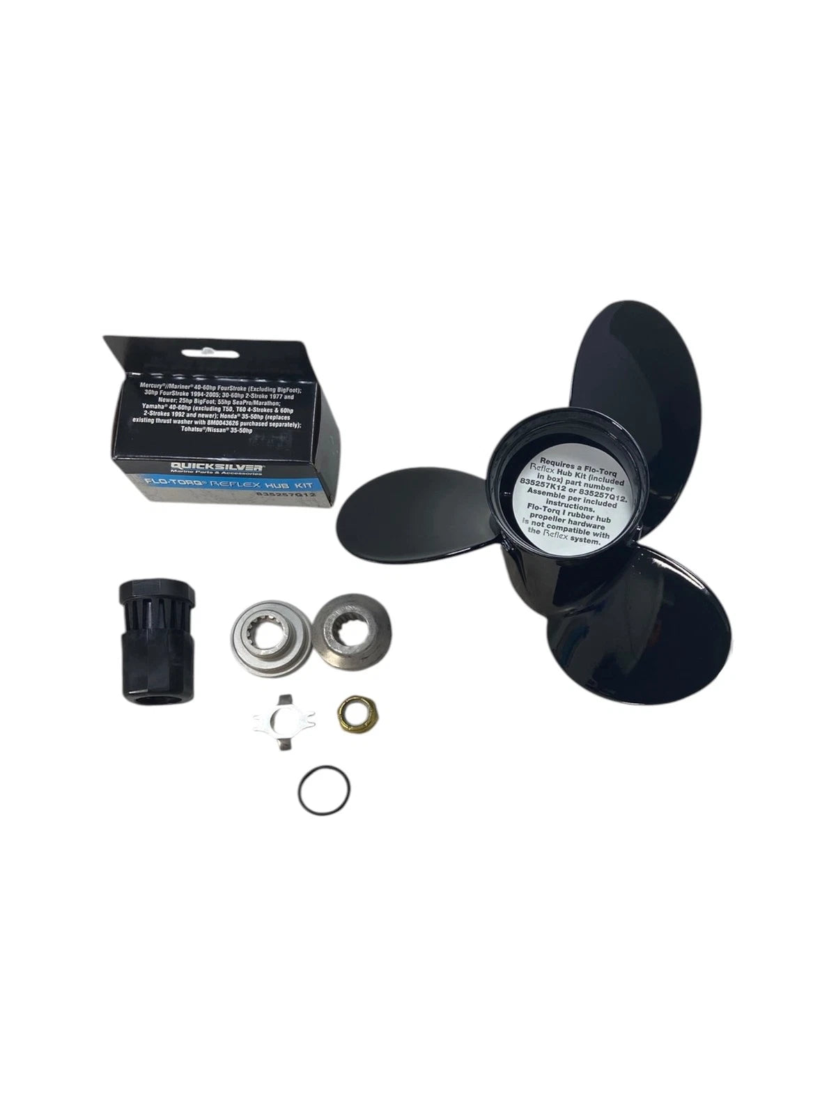 Quicksilver QA2084X Black Diamond Propeller for 3 x 10 1/8 x 15P RH