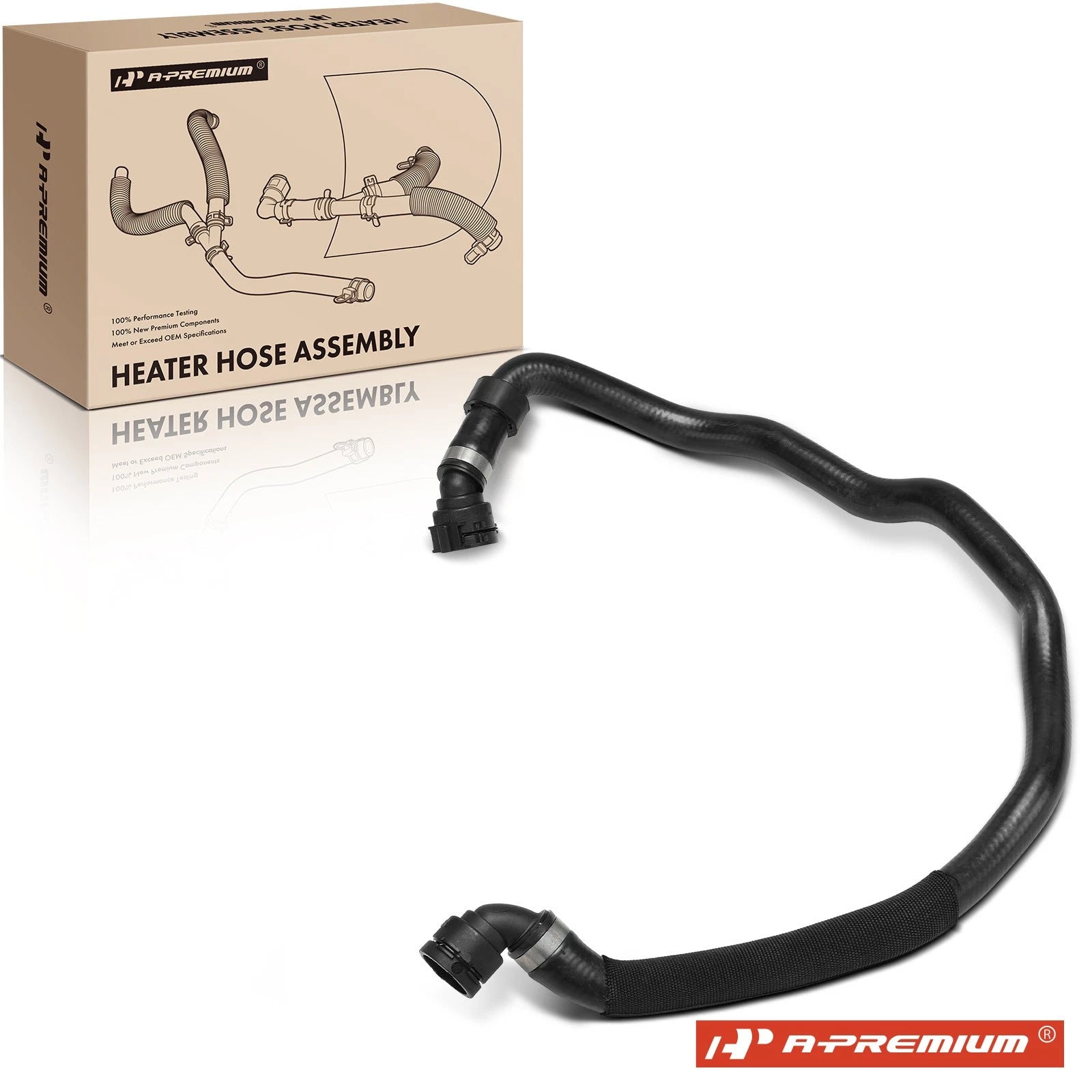 HVAC Heater Hose Assembly for BMW 335i 335xi X1 (2007–2013)