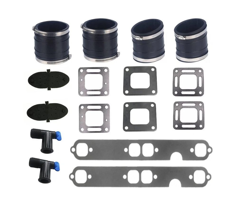 Exhaust Manifold Bellow Tube Kit for MerCruiser GM V8 (4")