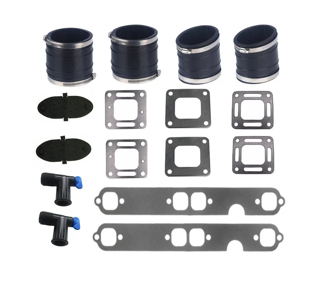 Exhaust Manifold Bellow Tube Kit for MerCruiser GM V8 (4")