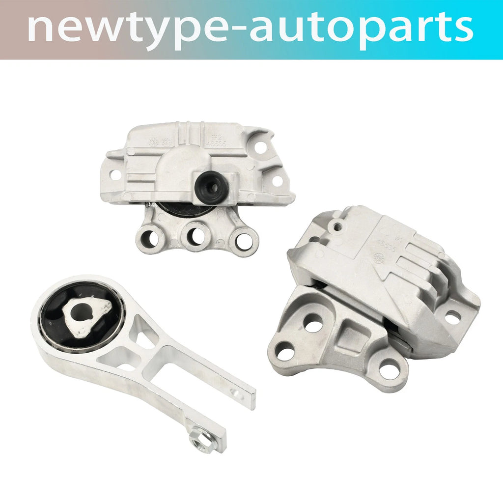 3PCS Hydraulic Front Motor & Trans Mount for Jeep Compass (2017–2019)