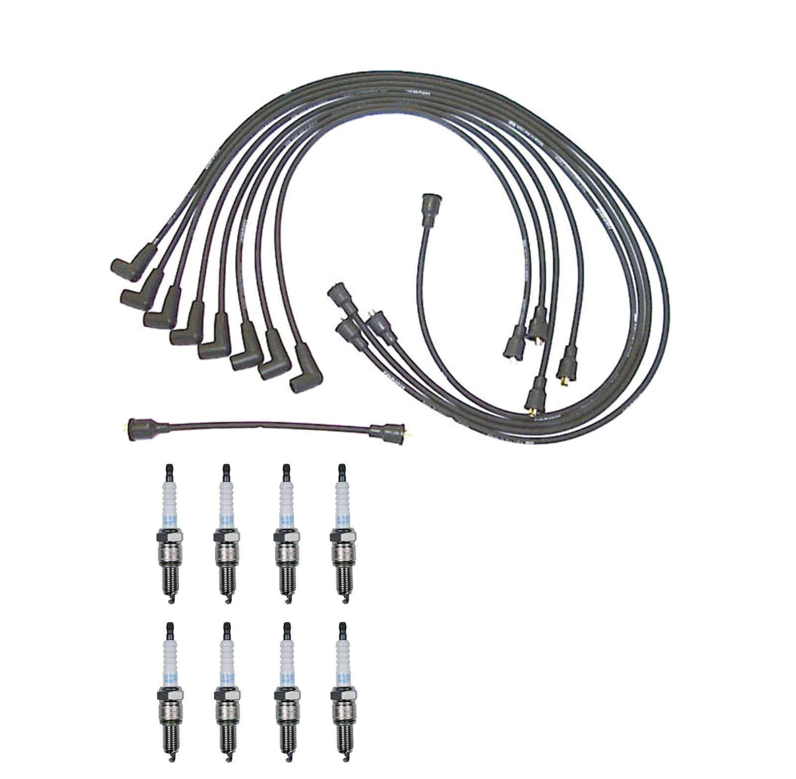 Denso Wire Set & 8 Platinum TT Spark Plugs Kit for Chevrolet GMC V8