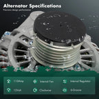 Alternator for Nissan Altima (2013–2018) L4 2.5L 231003TA1A 2310M3TA1BRW