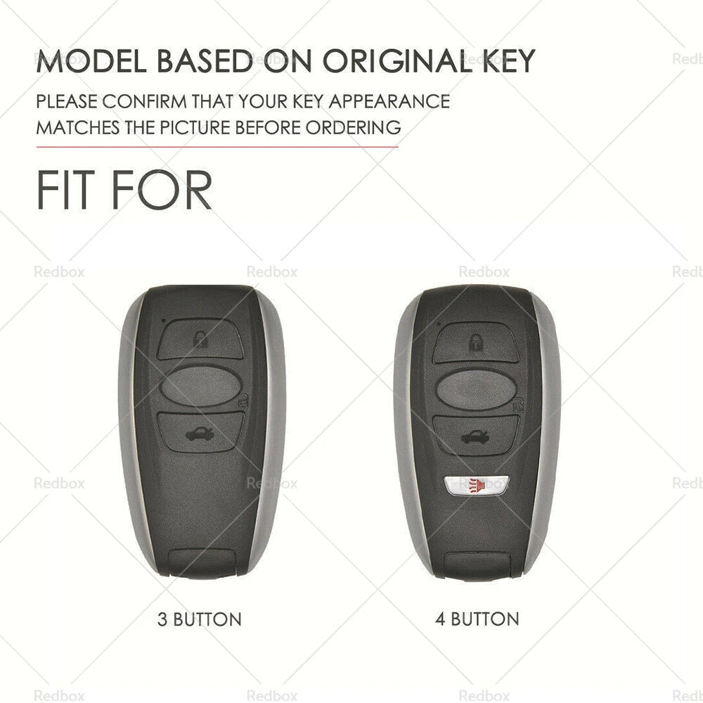TPU Remote Key Fob Case Cover for Subaru BRZ, Forester, Outback, Impreza (2013–2023)
