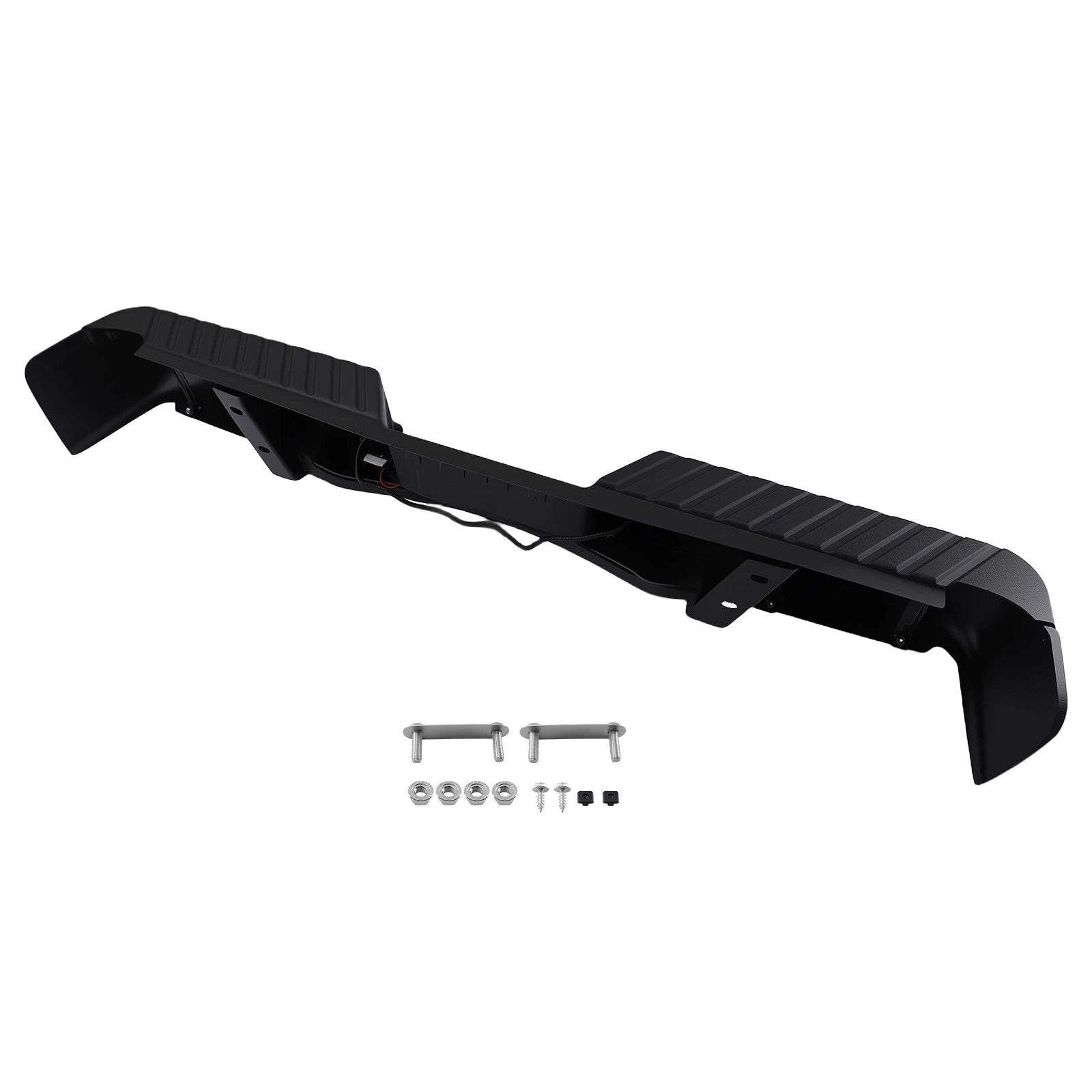 Black Steel Rear Bumper for Ford F-150 (2009-2014)