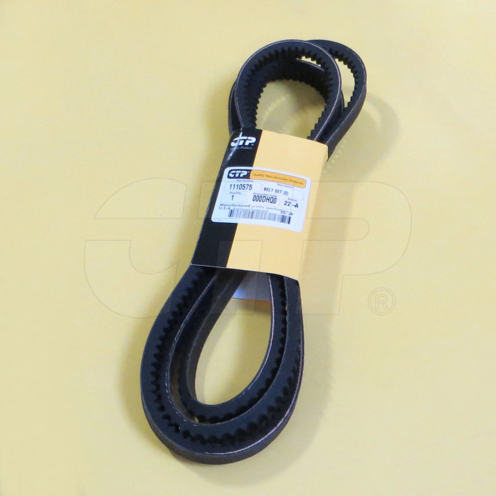 Belt Set (2) for Caterpillar Models (1110575)