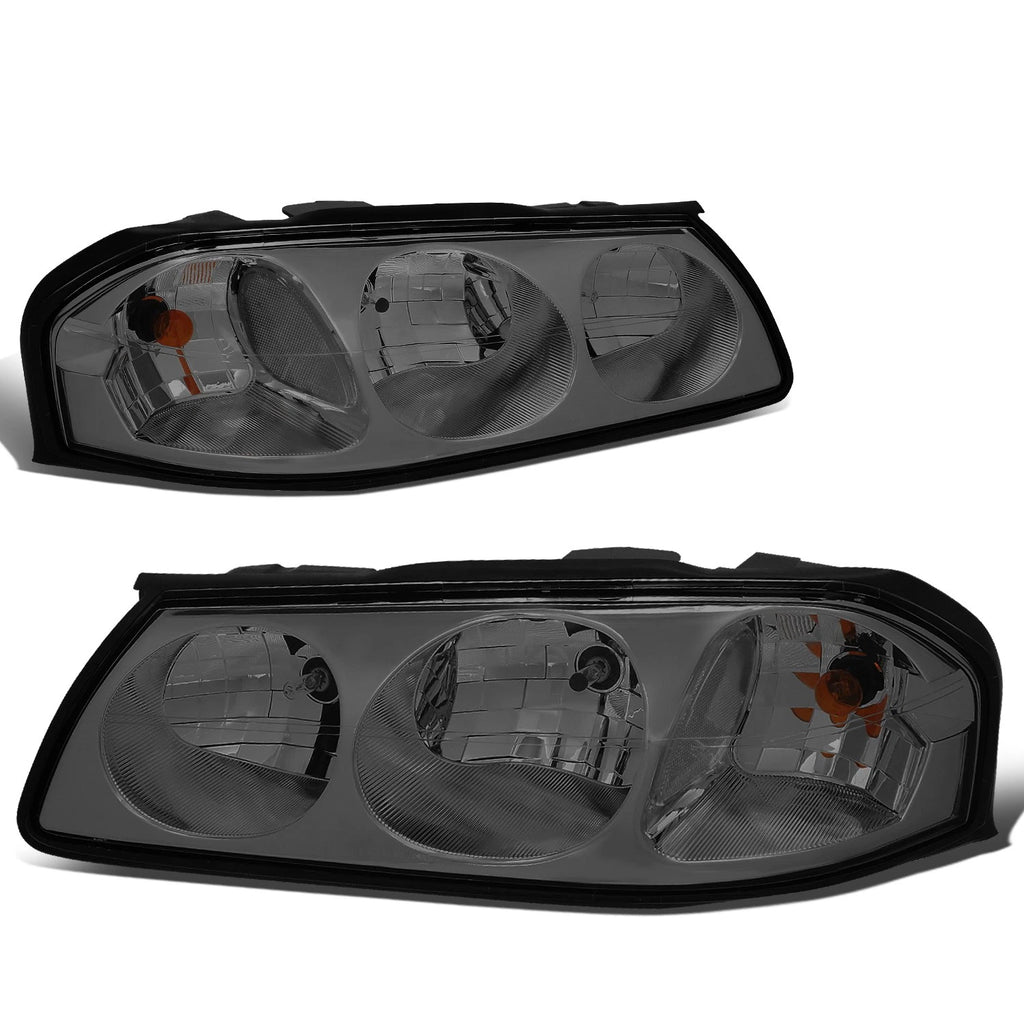 Smoked Housing Tinted Headlight + Corner Signal + LED Fog Light Set for Impala (2000–2005)