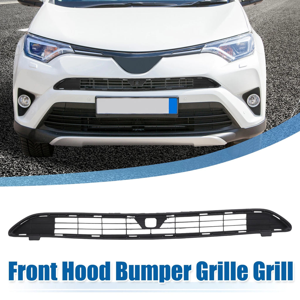 Front Hood Bumper Grille for Toyota RAV4 LE (2016–2018) No.531120R060 Black
