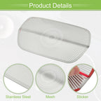 Dashboard Speaker Frame Cover Trim for Mercedes Benz GLB (2020-2022) Silver