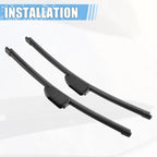 13" Rear Windshield Wiper Blades for Hyundai Elantra GT/I30 (2012-2017)