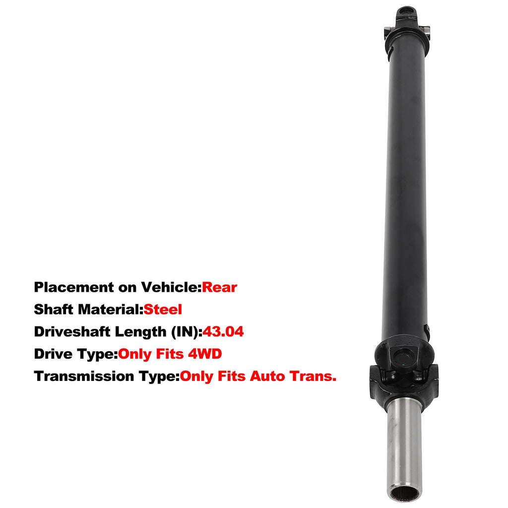 Rear Driveshaft for Chevrolet Blazer, GMC Yukon (1992–1997)