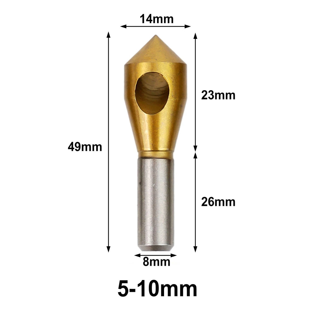 Countersink Drill Bit Set of 4 for Metal Wood Plastic