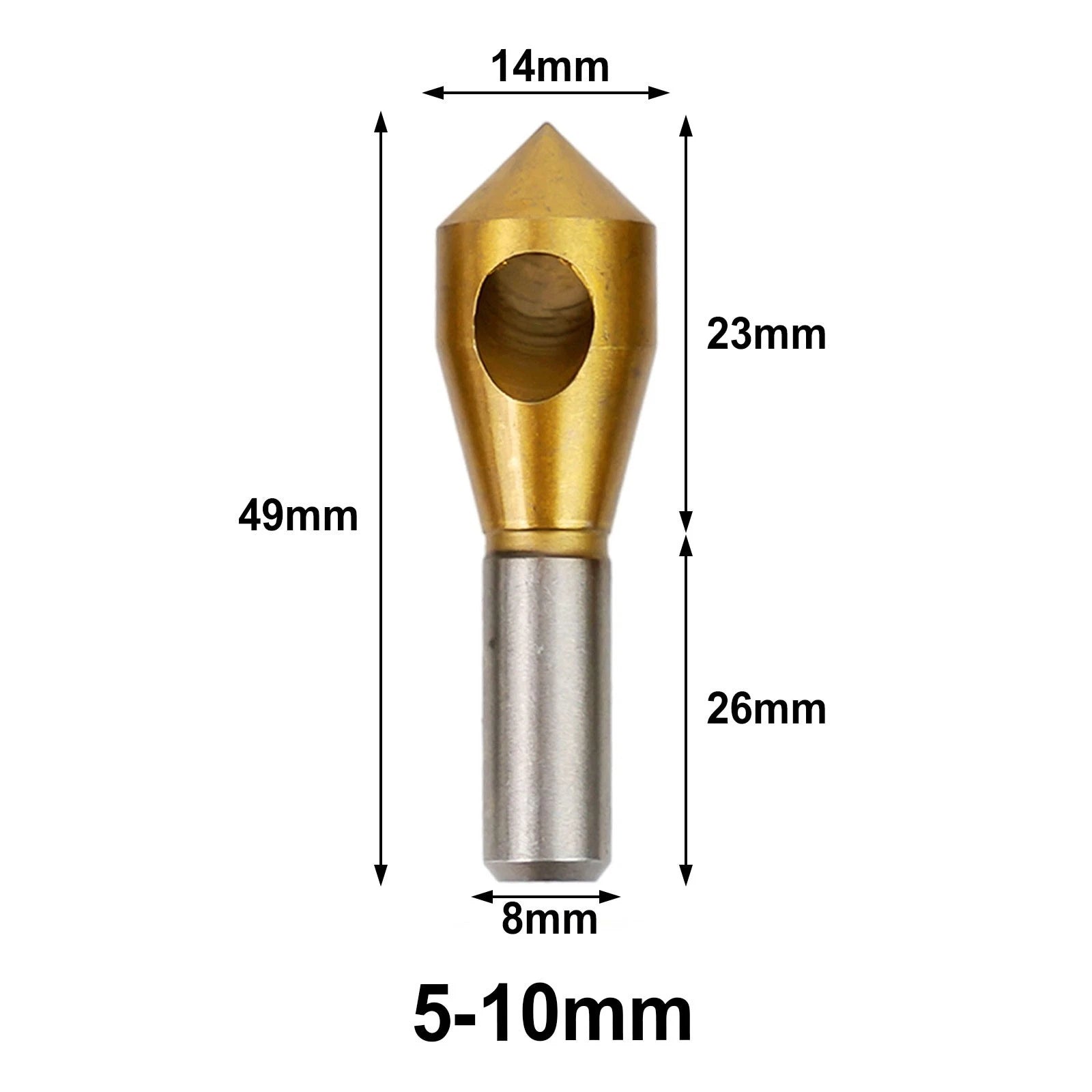 Countersink Drill Bit Set of 4 for Metal Wood Plastic