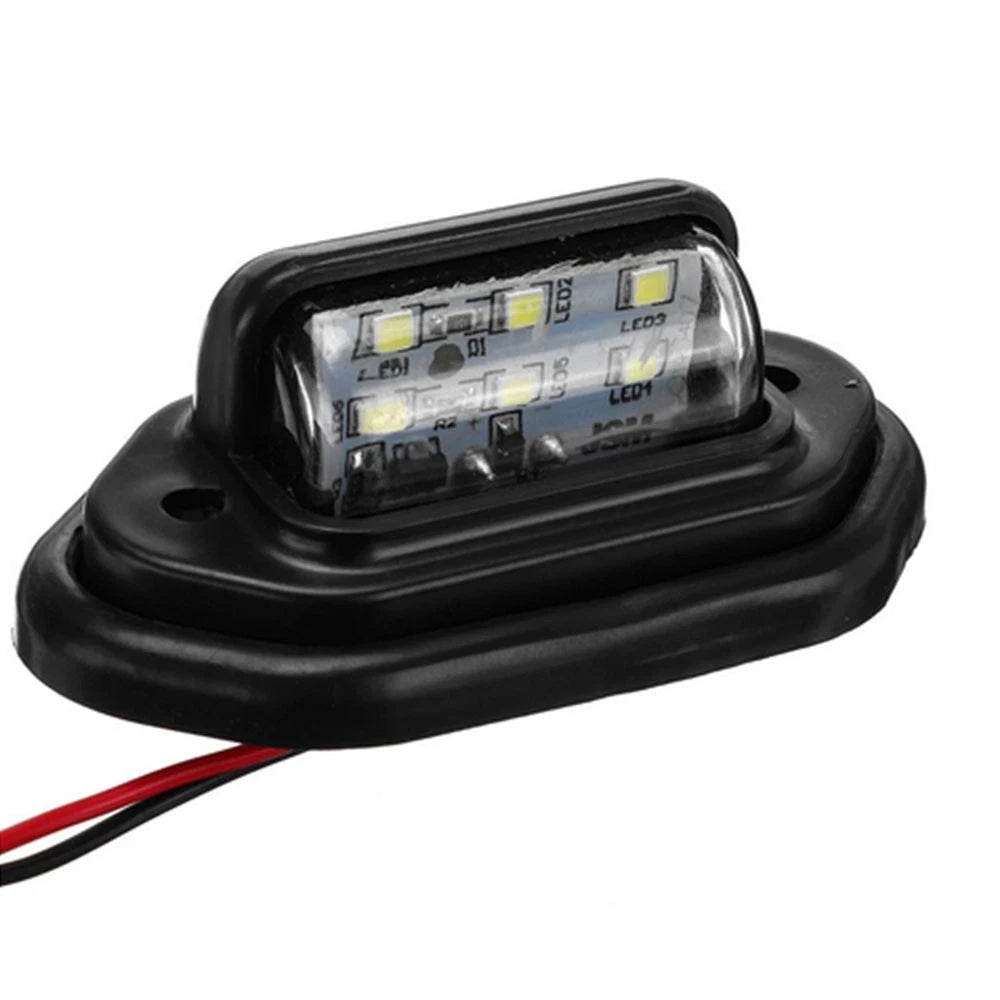2X LED License Plate Lights for Car Truck (Universal Fit)