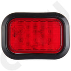 2X 5''x3'' Red Rectangle LED Stop/Turn/Tail Light Kits for Trucks