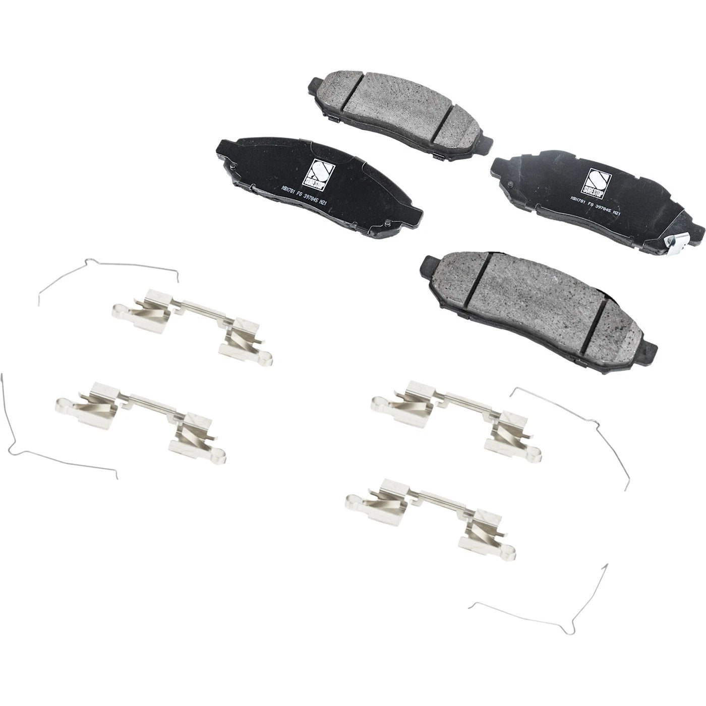 Front Ceramic Brake Pad Set for Nissan Frontier Pathfinder (2004-2019)