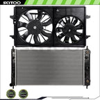 Radiator and Cooling Fan Kit for Chevrolet Malibu (2008–2012)
