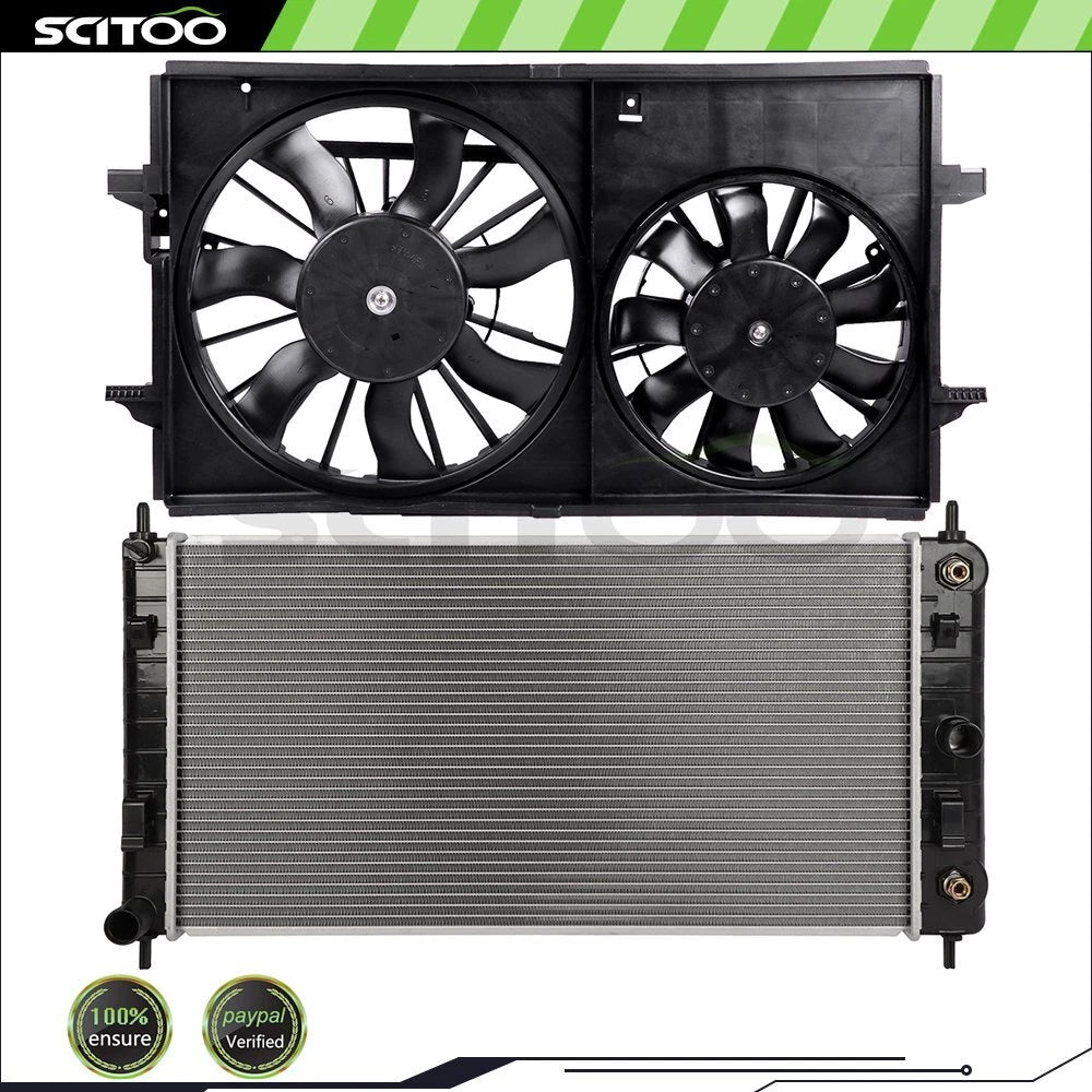 Radiator and Cooling Fan Kit for Chevrolet Malibu (2008–2012)