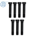Set of 4 Double Eye Spring Trailer Shackle Straps for Tandem Axle (3500-7200lbs)