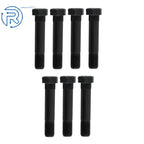 Set of 4 Double Eye Spring Trailer Shackle Straps for Tandem Axle (3500-7200lbs)