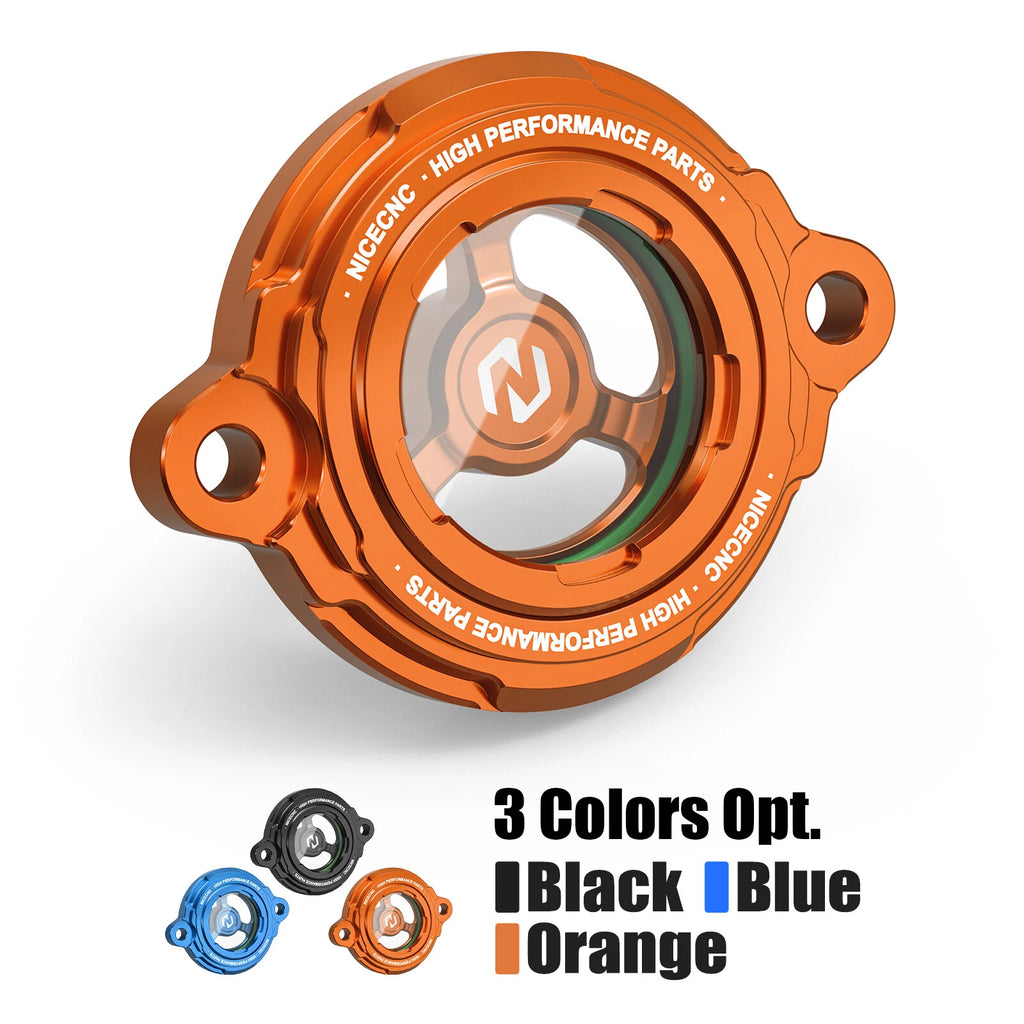 NICECNC Engine Oil Filter Cover Cap for KTM 450 SX-F 450 EXC 450 XC-W (2012–2015)
