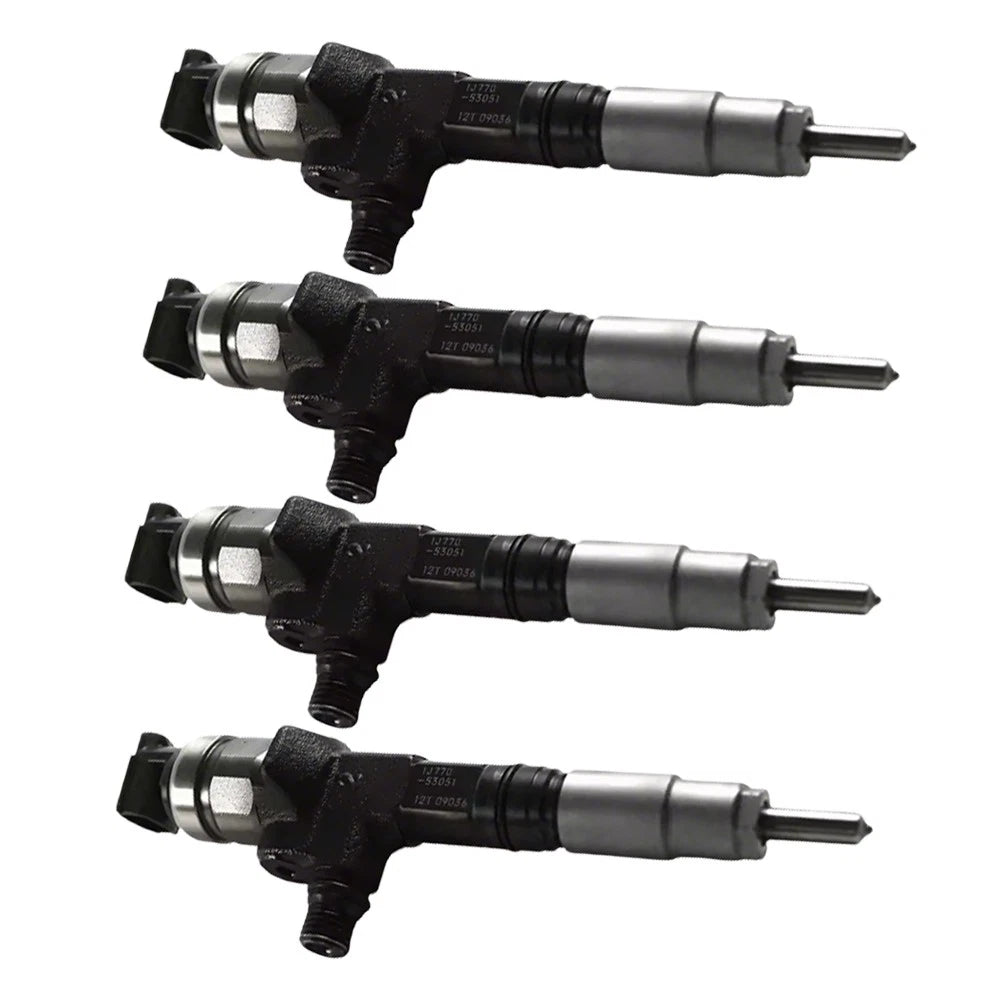 4X Fuel Injector for Kubota V3307 SVL75-2 SSV75 KX080-4 (1J770-53050)